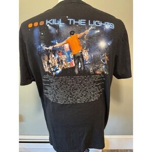 Luke Bryan Kill The Lights Tour T-Shirt Black Mens XL Concert EUC‎